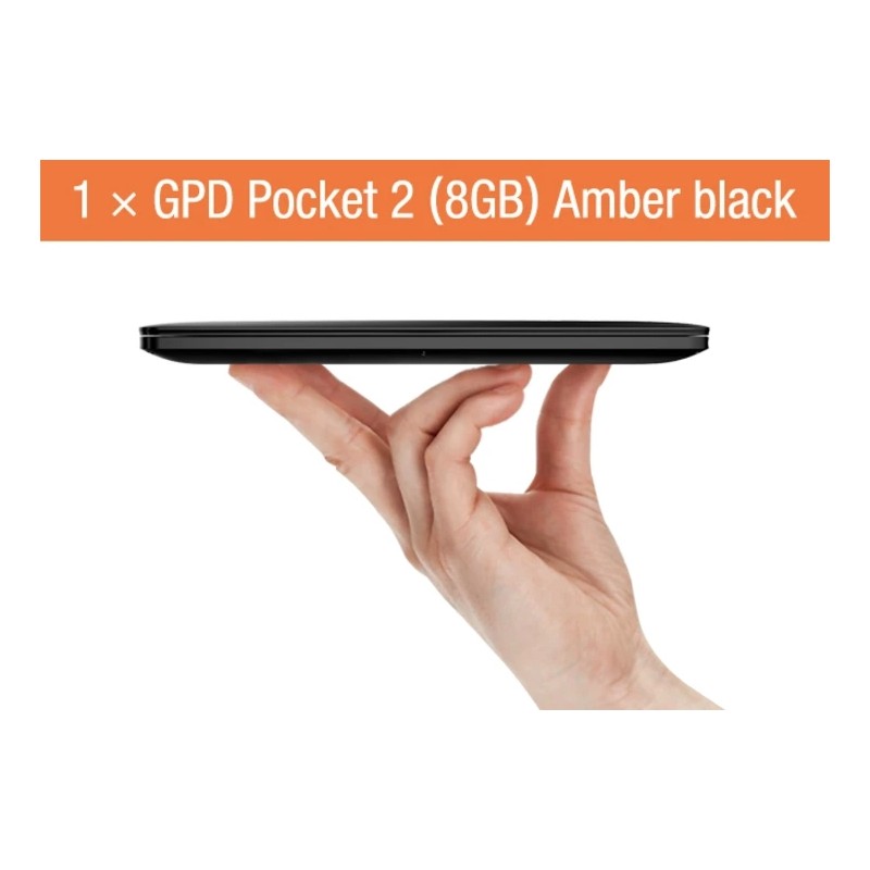 GPD Pocket 2 Amber Black GPD Pocket 2 Amber Black