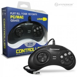 Mando Pad tipo Sega Megadrive, Genesis, USB para PC o Mac