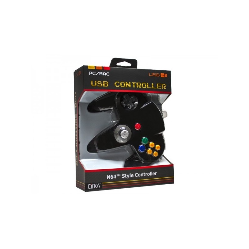 Mando Pad tipo Nintendo 64, USB para PC o Mac Mando Pad tipo Nintendo 64, USB para PC o Mac