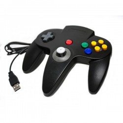 Mando Pad tipo Nintendo 64, USB para PC o Mac