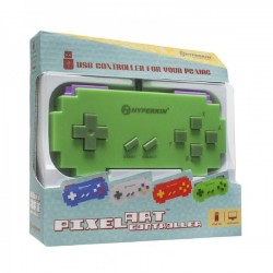 Mando Pad USB para PC o Mac, Pixel Art  Rojo