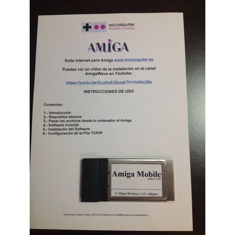 Kit .adf PCMCIA Amiga 600 o 1200 Kit .adf PCMCIA Amiga 600 o 1200